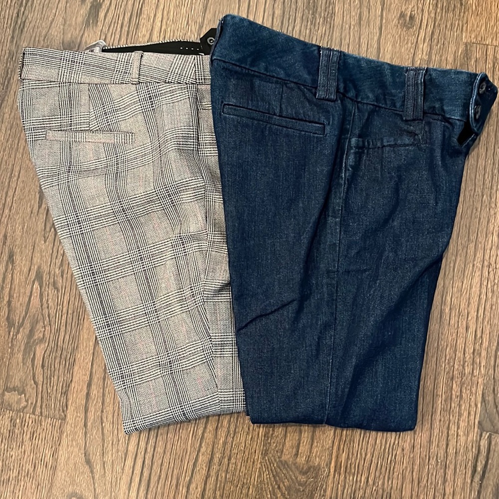 2 pairs of Banana Republic Sloan fit pants
